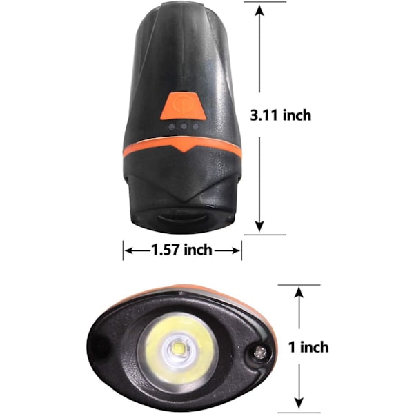 Grilllys for utendørs bruk - LED-grilllampe