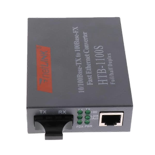 HTB-1100s Fiber Optisk Kabel Konverter SC .5e Duplex Single Mode