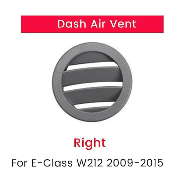 2 st Grå Vänster Höger Sida Instrumentbräda Luftutsläpp AC Ventilationsgaller Panel Skydd För E-klass W212 E300 2009-2015