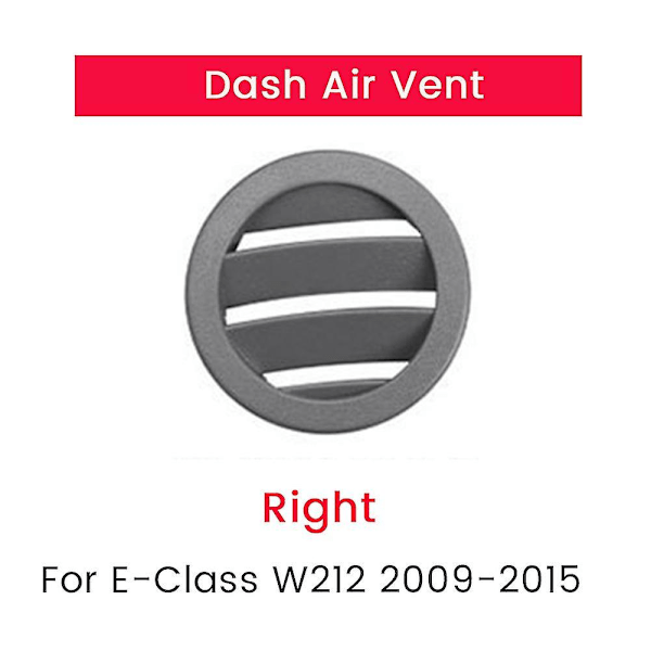 2 stk. Grå Lh Rh Side Dash Luftudtag Ac Ventilationsgitter Panel Cover Til E-klasse W212 E300 2009-2015