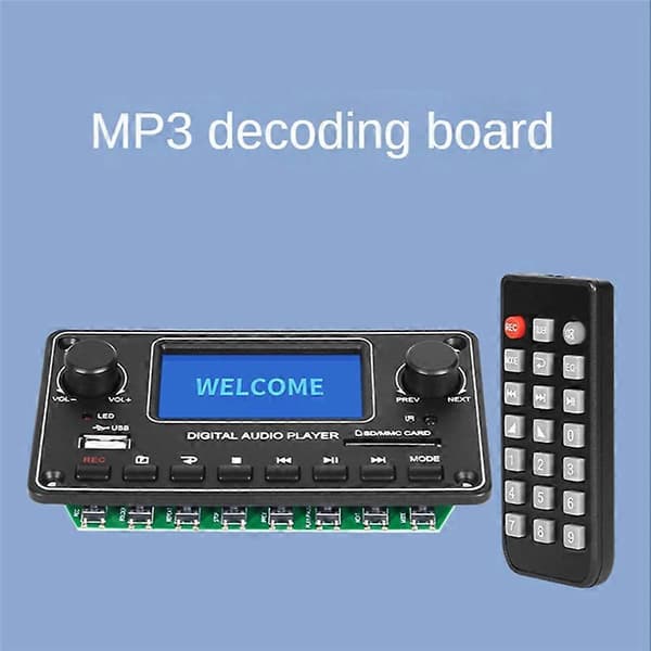 LCD MP3-afspillermodul 28X64 Display Bluetooth Digital Audio Decoder Board TDM157 USB SD BT FM til Ca