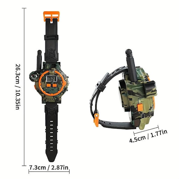 Laddningsbara & Säkra Barn-Walkie Talkies: USB-Laddning, Klar UHF-Kommunikation, med Inbyggd Ficklampa