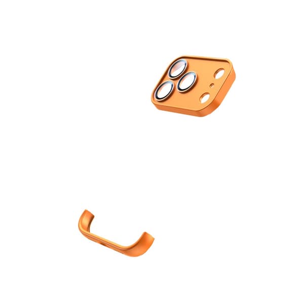 Orange True Borderless TPU-etui kompatibelt med iPhone 17 Pro Max - Stødsikkert & Kamerabeskyttelse