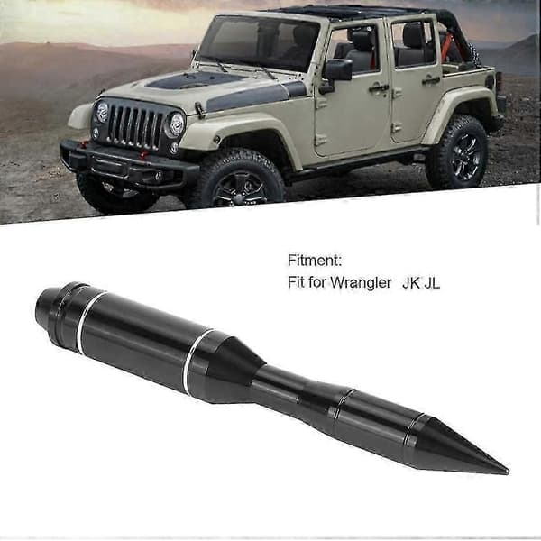 Antenne Udskiftningstilbehør Til 07-21 Jeep Wrangler Jl Jk, Sort
