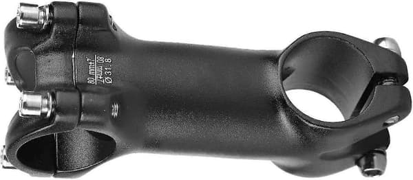 Justerbart cykelstyr i aluminium til de fleste cykler (sort) (1 stk.)