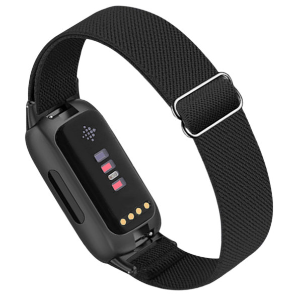 Fitbit Inspire 3 -nailonranneke, musta