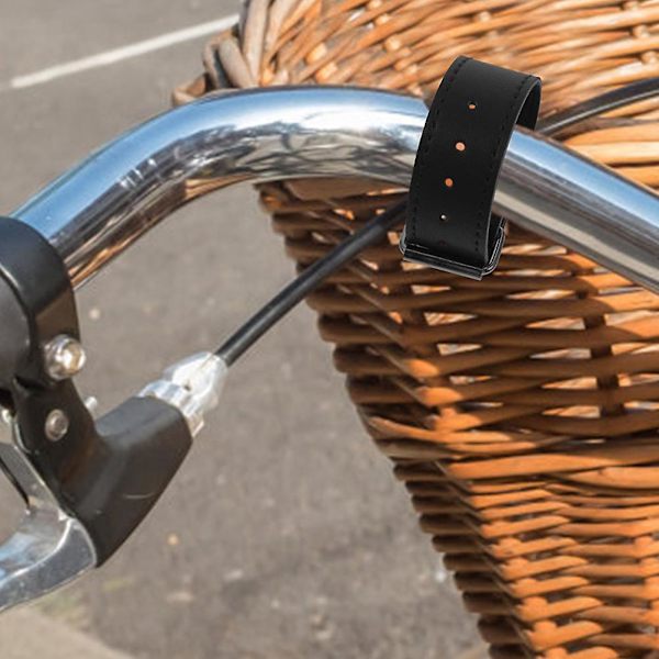 1 Par Cykelkorg Framkorg Rem Cykelkorg Framre Rem Cykelkorg Justerbar Läderrem
