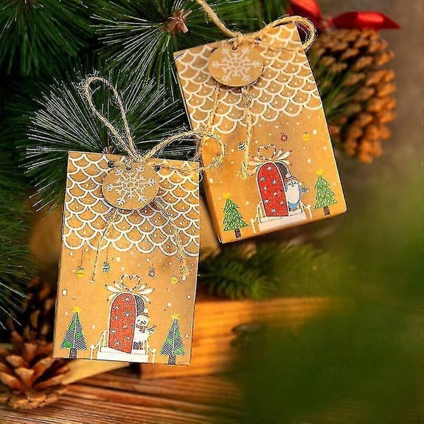 24 Peberkage Gaveæske med Julekalender