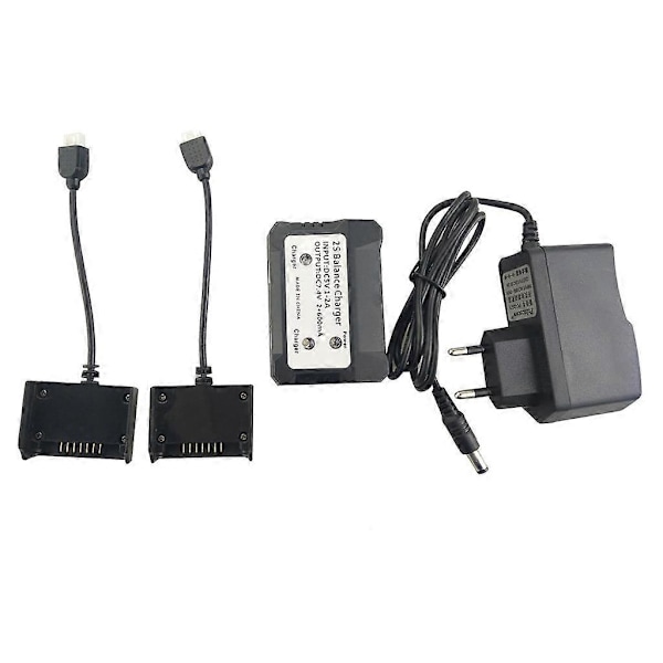 2 i 1 Lipo Batteri 2S 7.4V Balanseringslader kompatibel for MJX Bugs 3 Pro B3pro