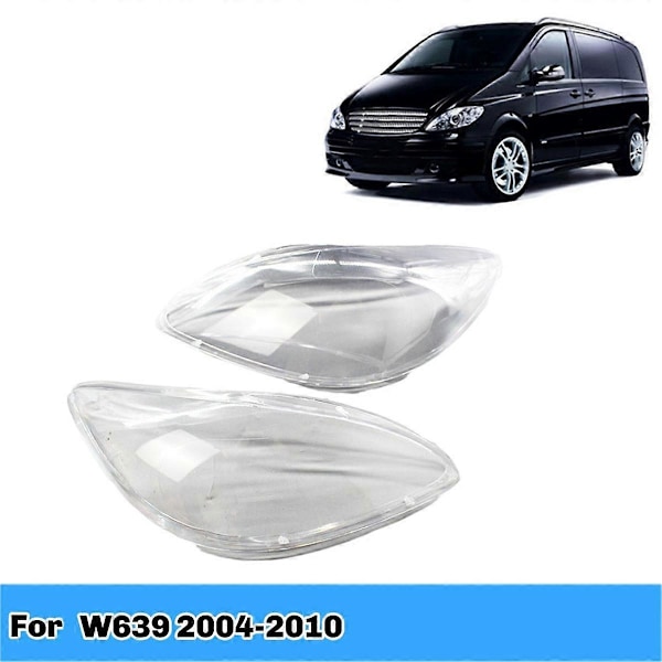 Til - W639 2004-2010 Frontlygte Dæksel Transparent Forlygte Skal Lampe Linse Venstre 6398200161