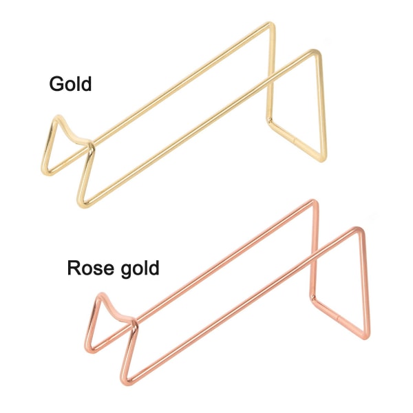 2023 Uusi yksinkertainen muotoilu viiniteline, metallinen viiniteline, vapaasti seisova pöytätasoinen viiniteline, geometrinen muotoilu pöytään Gold