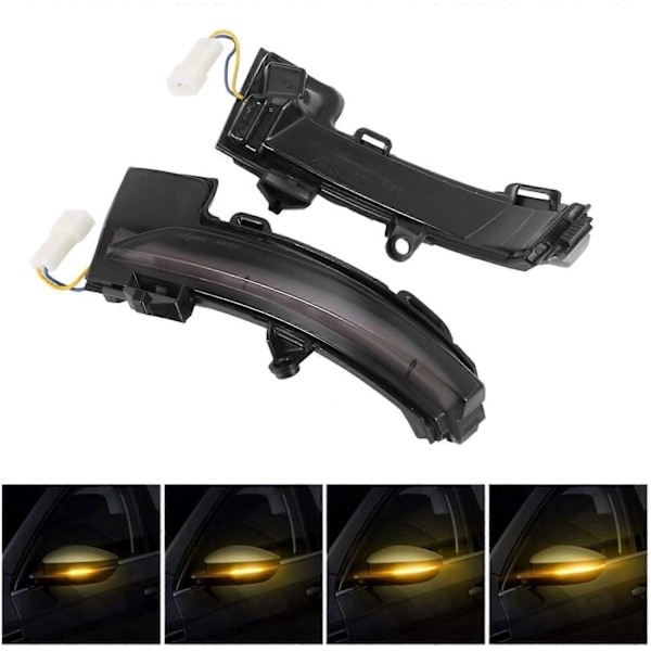 Dynaaminen LED-vilkkuvalo Sivupeilin valo Skoda Octavia Mk3 A7 5E T-Roc Troc 2014-2020