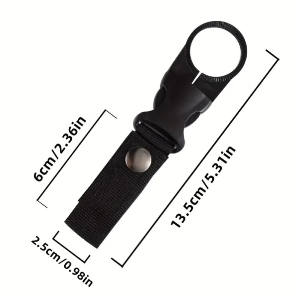 Nylon Tactical Gear Clip Band karbiininauha avaimenperä vyönauha hihnalla Military Utility ripustin avaimenperän koukku, joka on yhteensopiva laukkujen kanssa