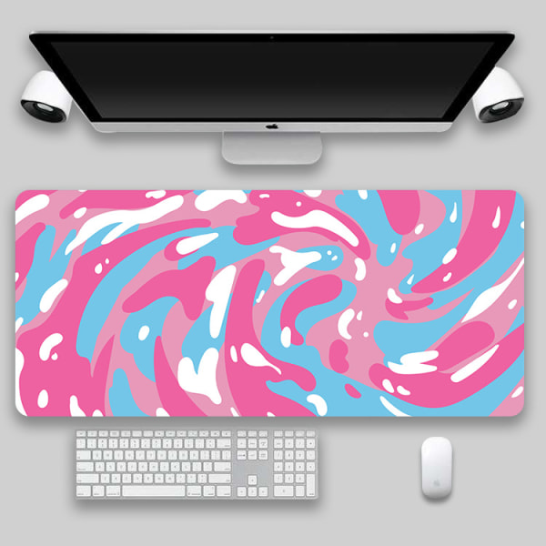paras hiirimatto paksunnettu liukumaton suuri abstrakti taide matto pelihiirimatto pöytä matto tietokoneelle, väri: 007