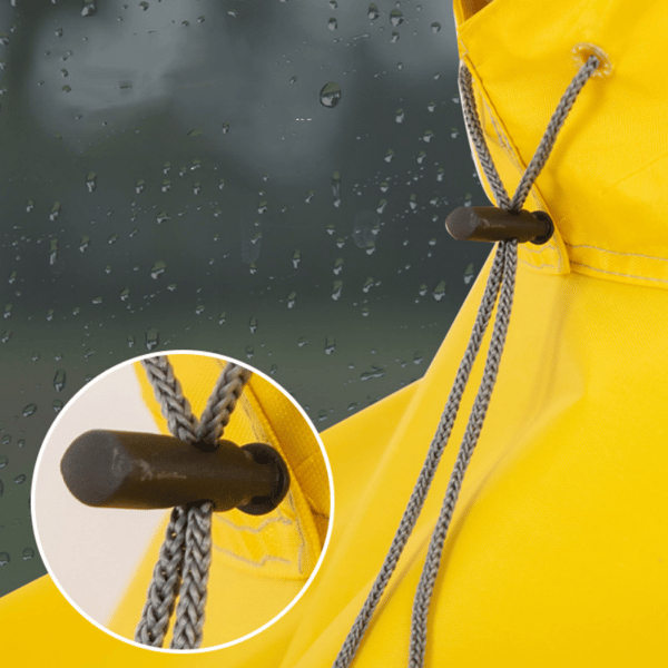 Regnponcho for sykkel, moped, scooter - Reflekterende kanter Mørkeblå 7XL