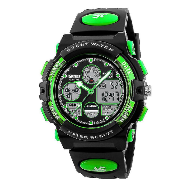 2024 Barnklockor Pojkar Digital Outdoor Sport Watch Multifunktion Vattentät Digital Watch With Led Light NewBlack
