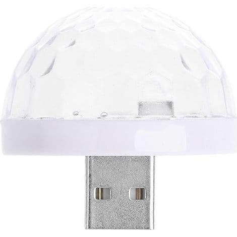 Mini USB LED billampe, integrert omgivelseslampe