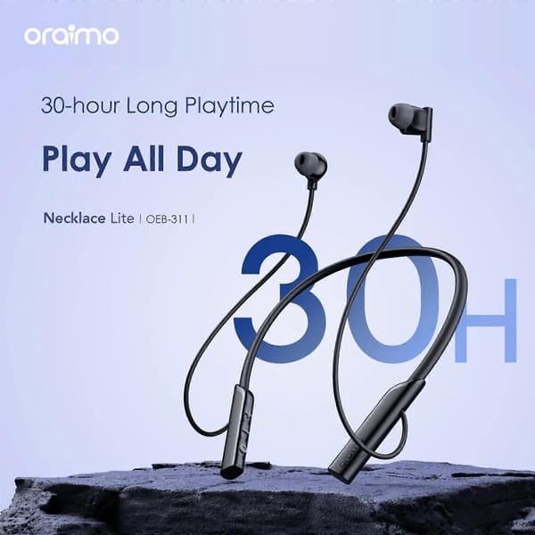 Oraimo Necklace Lite Trådlösa hörlurar med samtalsvibration