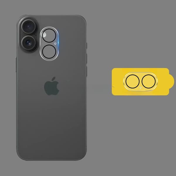 2-pack Premium Tempered Glass Camera Lens Protector for iPhone 17 - Clear, High Definition & Anti-Fingerprint