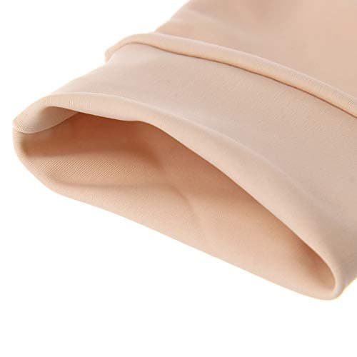 1 par Halvfinger Kompressionshandsker Beige