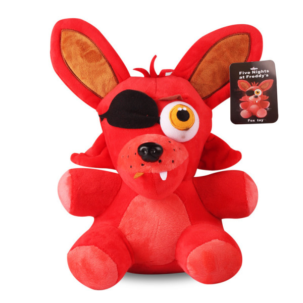 Scarf Bear Midnight Bear -sarjan nukke pehmolelu nukke red fox