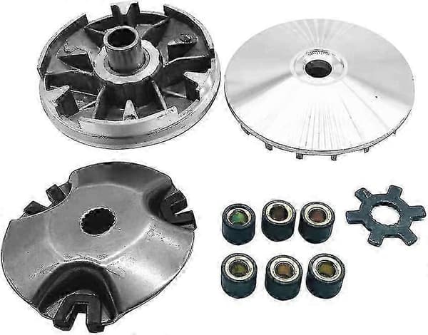 Komplette variatorsett for 50cc 2-takts scooter variator clutchsett