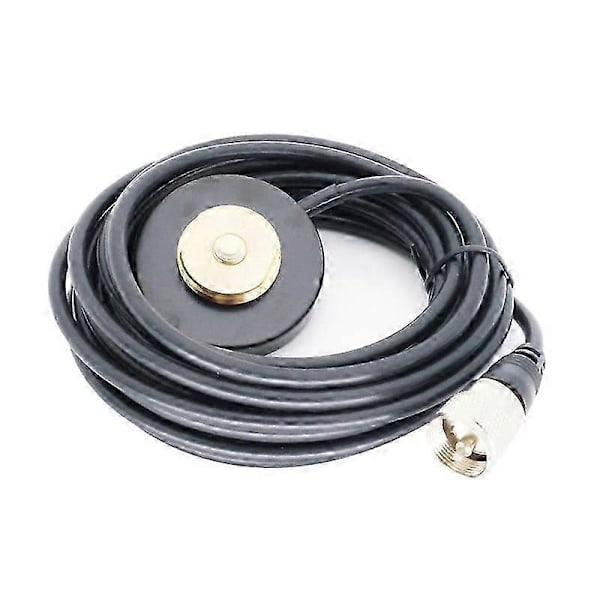 Uhf/Vhf til Nmo-kontakt Antenne Magnetisk Feste Base Adapter for Bil Mobilradio Tilbehør bs