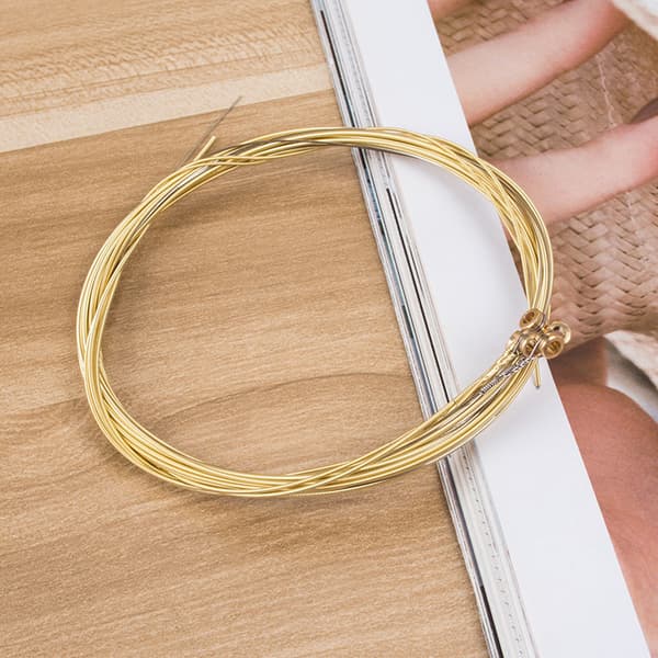 Guitar Strings with String Winder, Cutter and Pin Puller Yellow