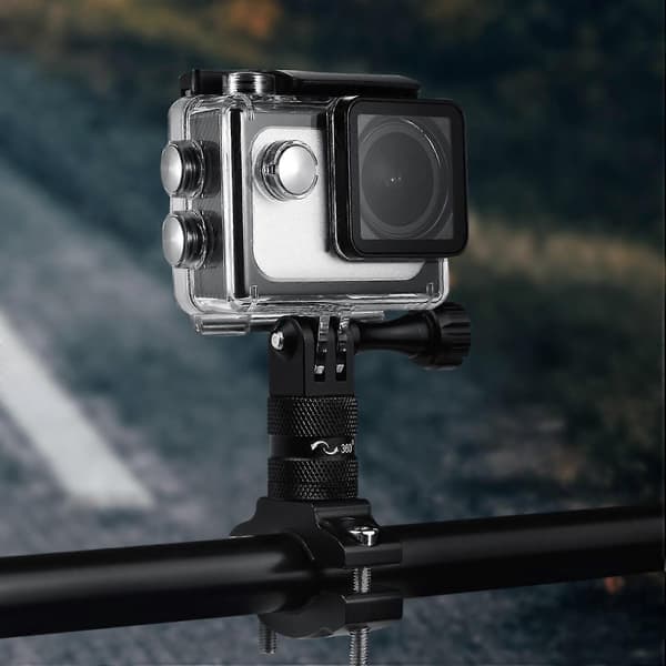 Aluminiumlegering Sykkel Styrefeste Holder 360 Graders Roterende Kamerafeste Tilbehør Repl