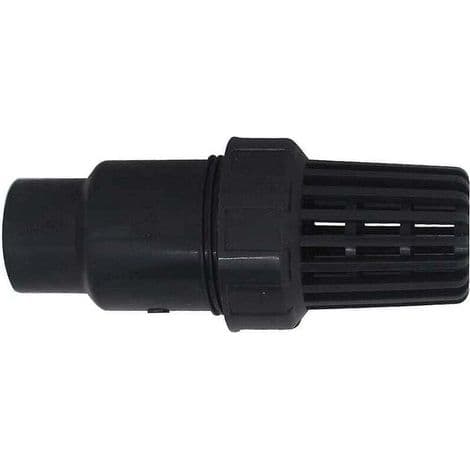 Bottenventil, kulbackventil, sug 25, 32, 40 mm, PVC-silbackventil för poolpump (innerdiameter 32 mm)