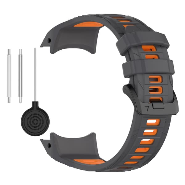 Garmin Instinct 3 tofarget silikonrem oransje modell 2