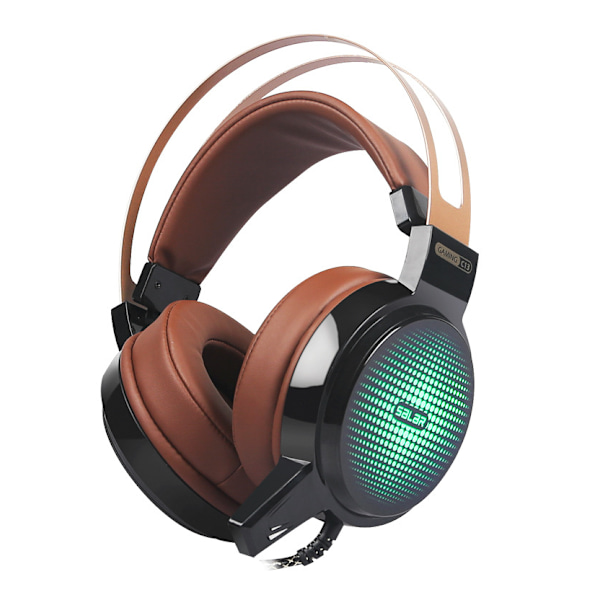 C13 Drivrutin LED Blinkande Vibration Gaming Hörlurar Headset Med Mikrofon