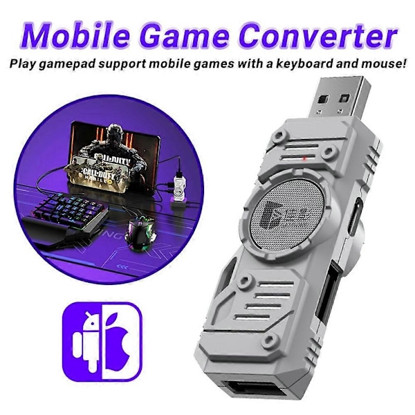 GAMWING M9 Kablet+Bluetooth Dual Mode Mobil Spilkonverter til iOS Android Harmonyos