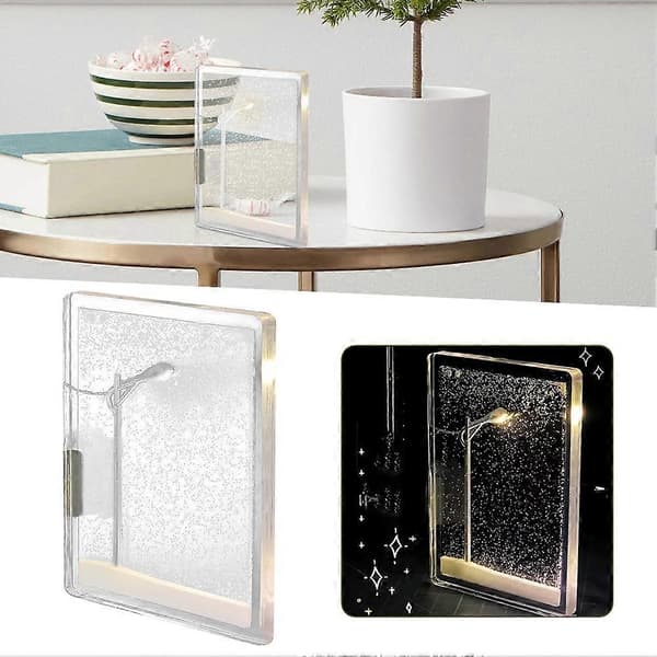 Snøfnugg Nattlampe Morsom DIY Snøgate Lampe Kit for Barn Gutter Jenter