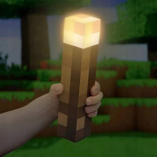 Lampe Paladone Minecraft Fakkel