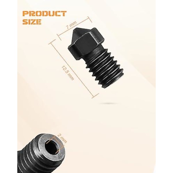 Til ANYCUBIC Mega/Mega S Mega X Chinron 4Max pro2.0 Vyper3D printer ekstruder hot end med 0,4 mm dyse (til Mega X)