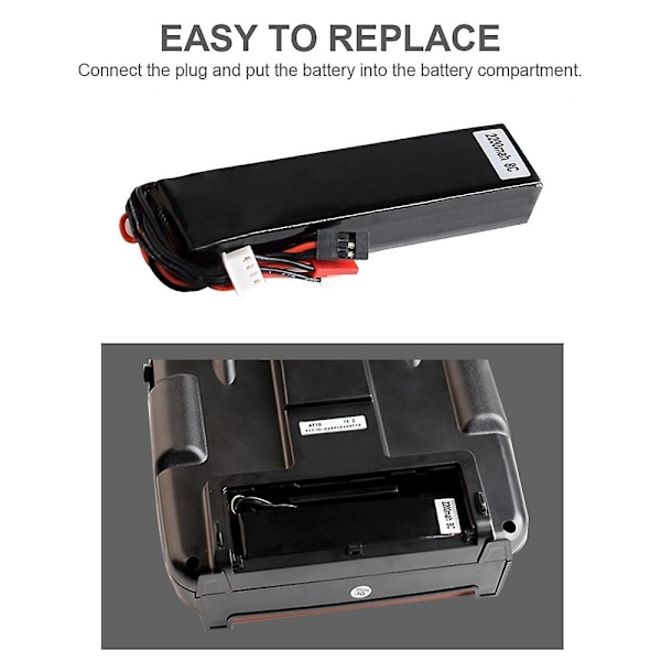 11.1V 2200mAh 8C Lipo Batteri til RADIOLINK AT9 AT10 WFLY Walkera FLYSKY TH9X Fjernbetjening