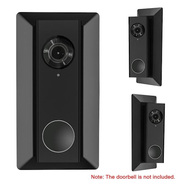 Seinäkotelo L35°/R35 ° kiila, yhteensopiva Eufy Video Doorbell 2K -resoluution (johdollinen) ja Eufyn kanssa
