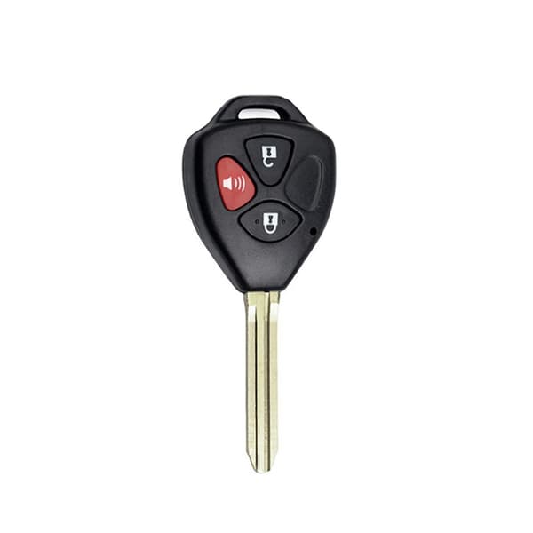 Car Key Shell Compatible with Toyota Camry Corolla - Replacement Remote Control Shell, Black ABS
