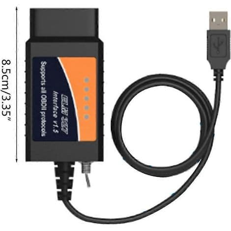 Elm 327 WiFi med OBDii-switch, MS-CAN/HS-CAN diagnostisk interface, køretøjskompatibel, trådløst OBD2-scanner værktøj.