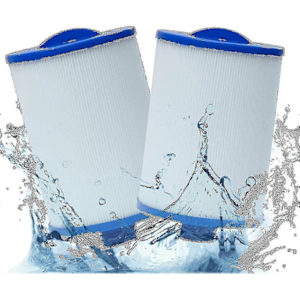 Set med 2 filterpatroner för badtunna, för spa, Unicel 6ch-940, Pleatco Pww50p3, Waterway Front Access Skimmer och Filbur Fc-0359 -gt
