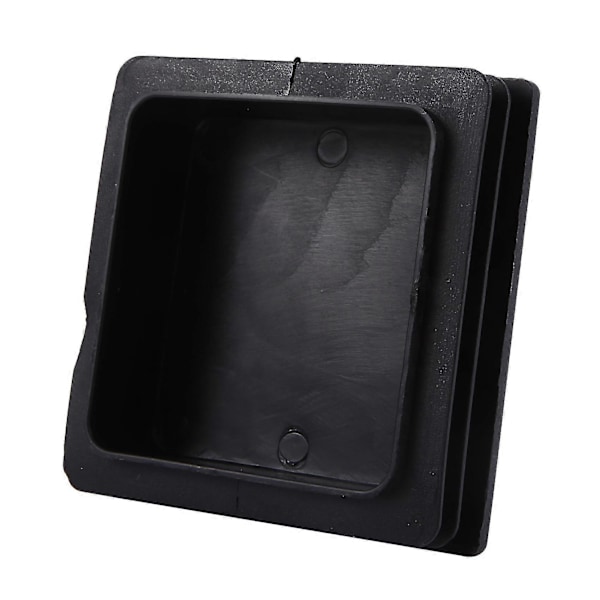 100mm x 100mm Muoviset Uritetut Neliön Päätytulpat Putken Sisäosat 2 kpl