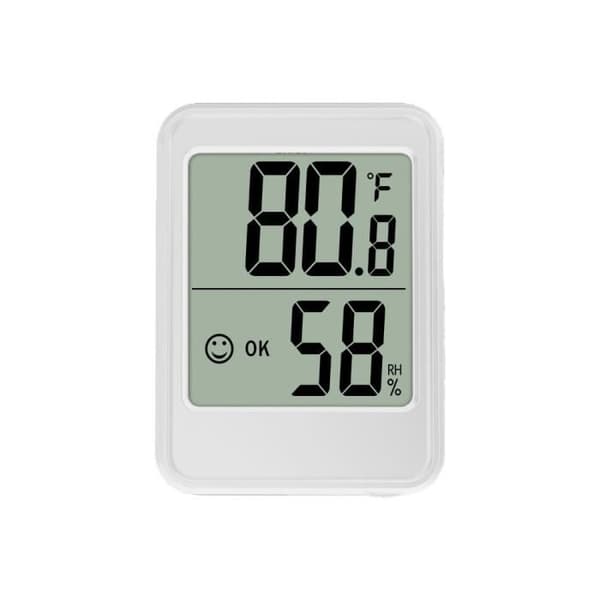 Inomhustermometer, hygrometer, elektronisk termometer och fuktighetstermometer för hem, kontor, växthus, lager, sovrum