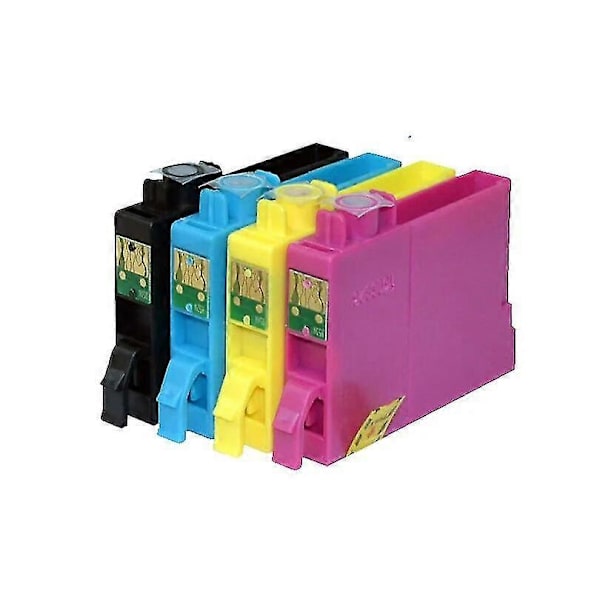 Korkealaatuiset 8 kpl Yhteensopivia mustepatruunoita Epson T1411 T1412 T1413 T1414 Me 32/33/35/320/330/340/350 82wd/85nd/535/560w/570w -tulostimille