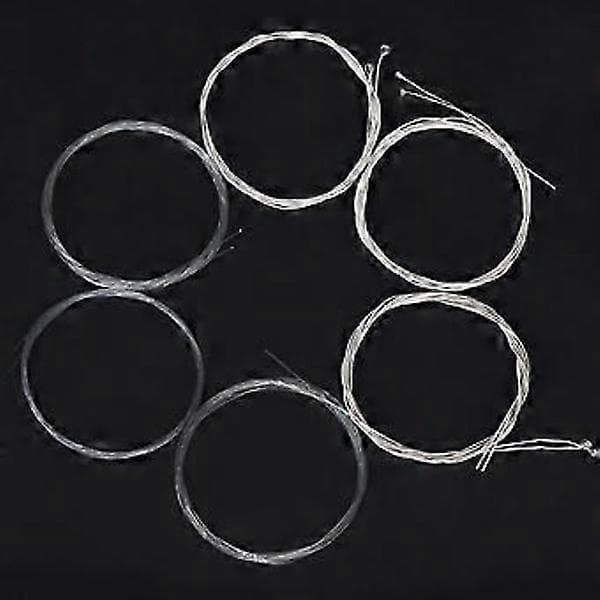 Oud Strängset (G-D-A-E-B-F) Klar Nylon Silverpläterad Kopparlegering Lindad 12-Strängar