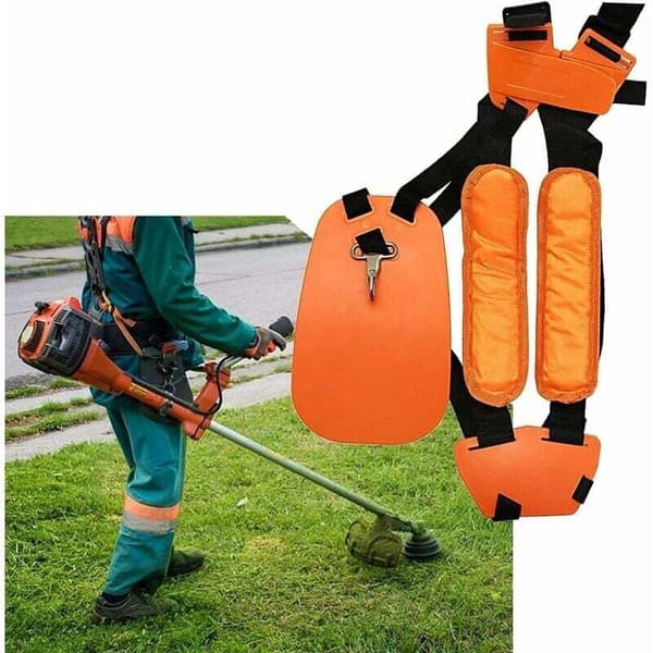 Skulderstropp, gresstrimmersele, for ryddesag/trimmer/kantklippersele nylonbelte, komfortable gressklipperdeler