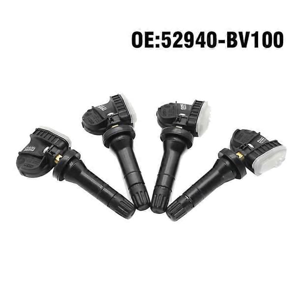 4 st Däcktryckssensor 433MHz TPMS 52940-BV100 för Hyundai Creta H1 Van H100 Iload Staria Tucson