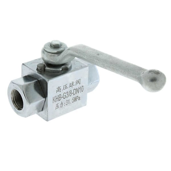 BSP 2-vejs Højtryks Hydraulisk Kuglehane Lavet af Flydende Stål, Socket DN10