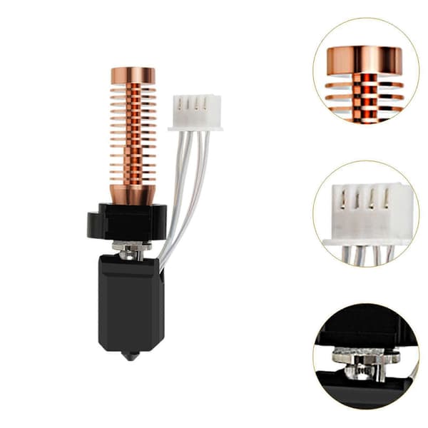 AD5M Hotend Kit Udskiftningsdele 3D Printer Tilbehør til Kontor Hjemme Desktop