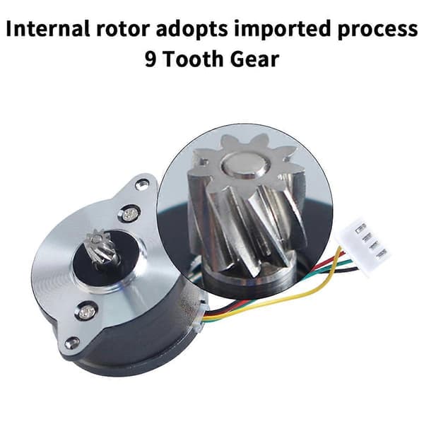 Til X1/P1 Serie Ekstrudermotor 36 Cirkulær Steppermotor 9 Tands Spiralgear til X1/X1C/P1P/P1S